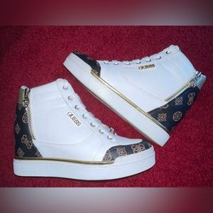 Beautiful guess sneaker wedges new size 7